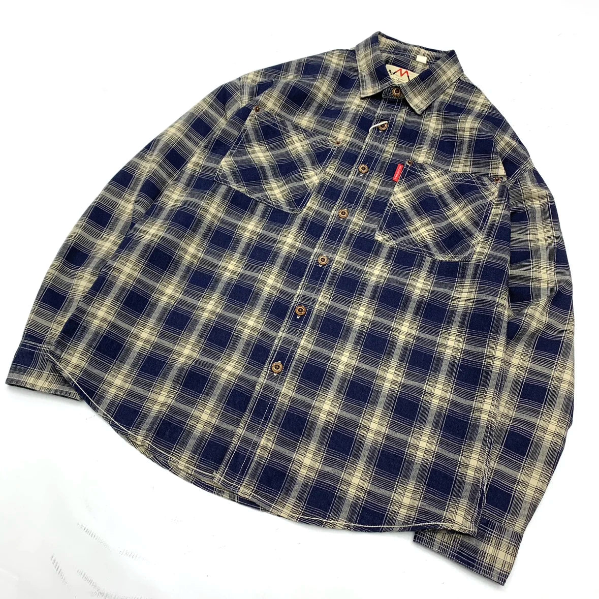 2025 Autumn New Japanese Retro Long-Sleeve Turn-down Collar Plaid Shirt Men's Fashion 100% Cotton Washed Loose Casual Blouses