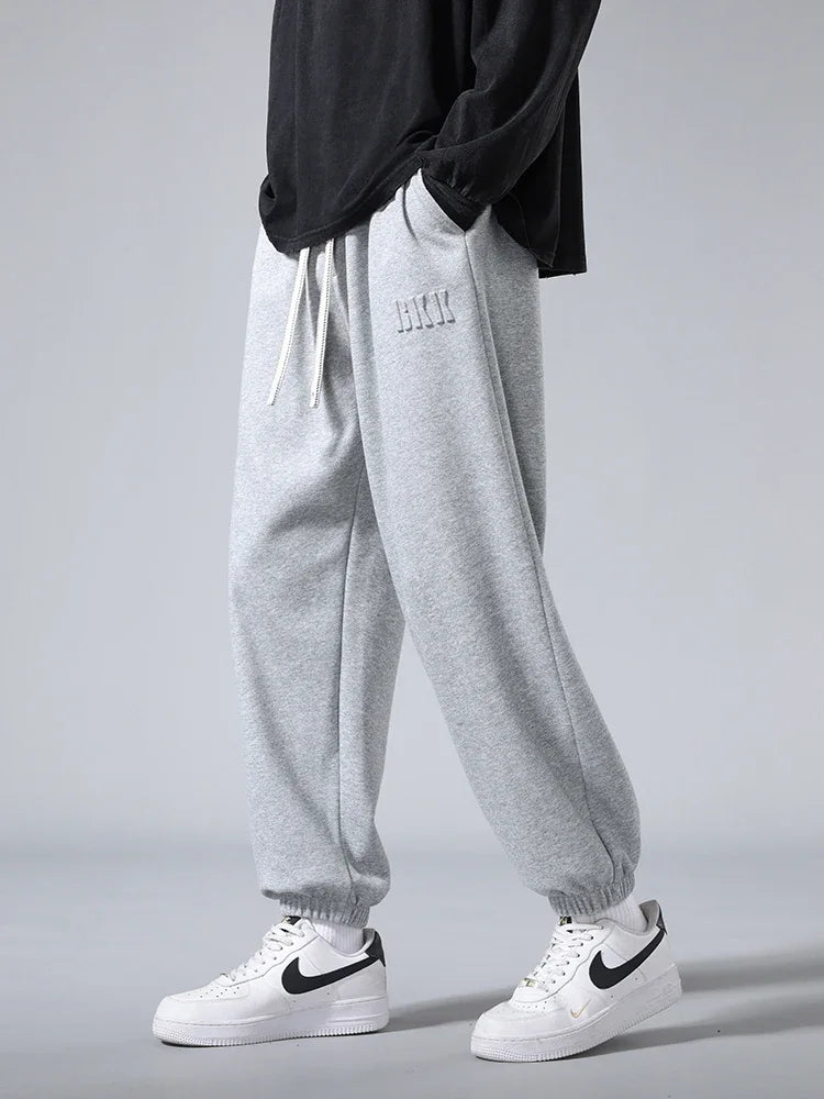 2025 Men's Jogger Cotton Sweatpants Big Size 8XL 7XL 6XL Sports Baggy Pants Sting Banding  Hip Hop Loose Harem Trousers