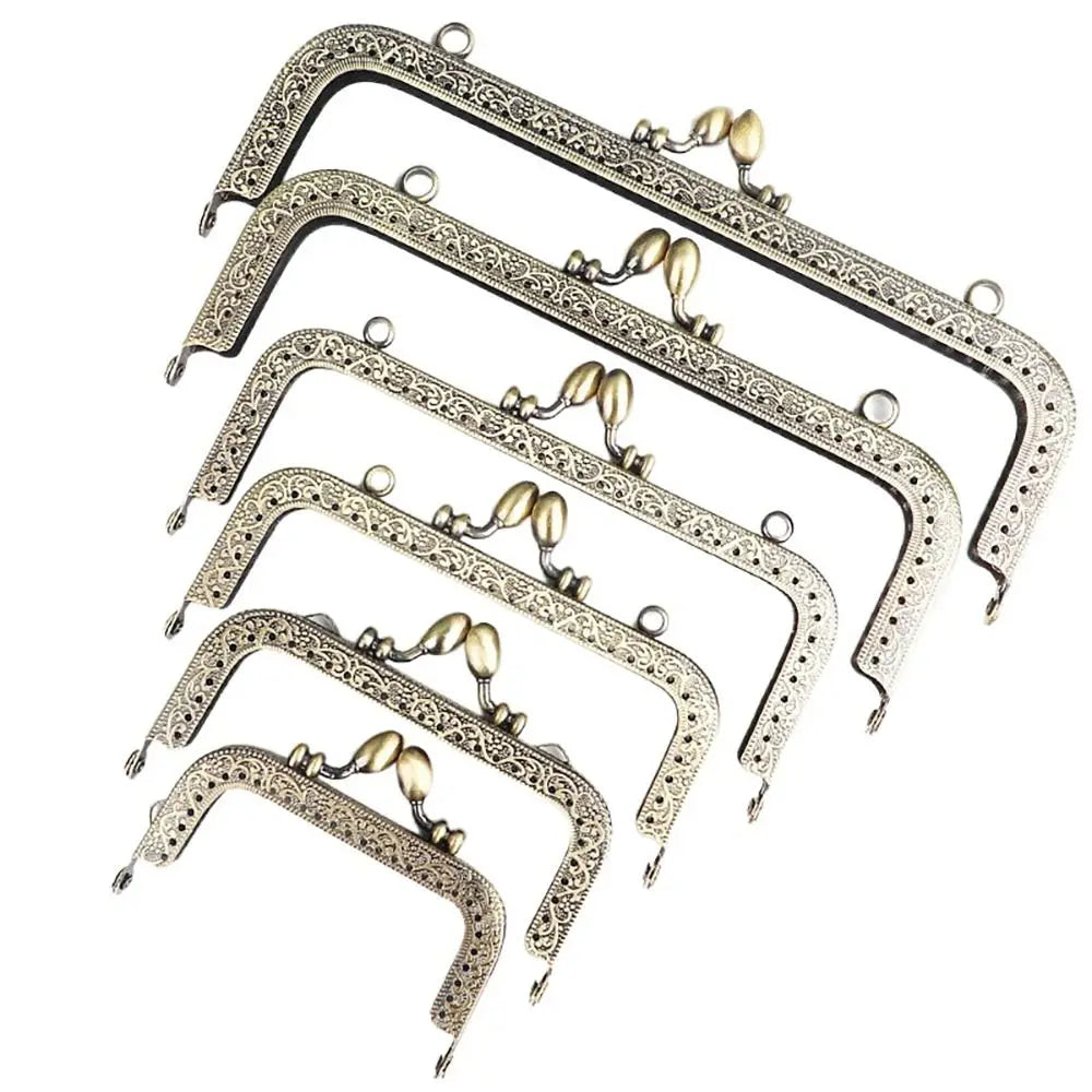 DIY Craft Bag Frame Buckle Handle Bag Accessories Bag Kiss Clasp Lock Purse Frame Purse Frame Kiss Clasp Purse Clasp Frame