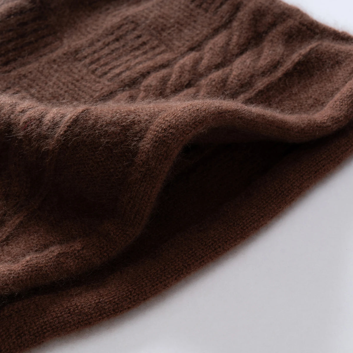 100%Quality Cashmere Balaclava Hoods For Women Warm Ring Scarf Beanie Hat Windproof Hooded Button-up Neck Collar Knitted Hat