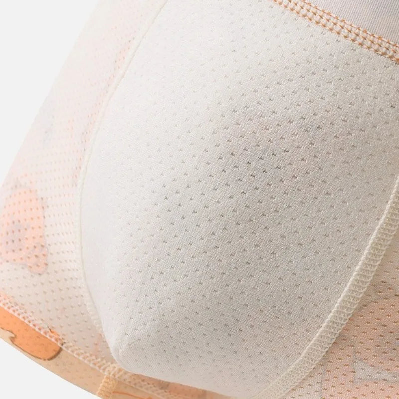 4PCS Summer Kid Mesh Breathable Panties for Boy Soft Comfort Antibacterial Knickers 3+y Young Child Cute Cartoon Print Underwear