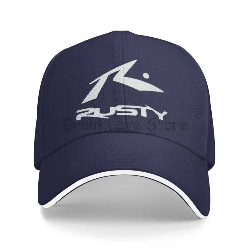 Rusty Surfboards Baseball Cap Unisex Daily Casual Sandwich Hat Summer Sports Sun Protector Bucket Hats Snapback Cap Dad Hat