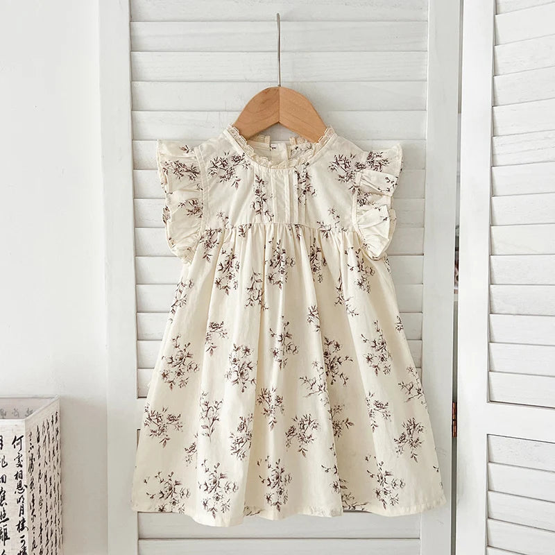 0-7Yrs Toddler Sister Dress Newborn Baby Girl Lace Romper Ruffle Sleeveless Jumpsuit Infant Onepiece Spring Summer Baby Clothes