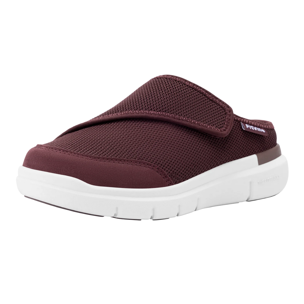 FitVille Damen Orthopädische Hausschuhe Breite Fleece-gefütterte Clogs mit Fußgewölbestütze Erholungs-Pantoletten Bequeme Slip-On-Schuhe