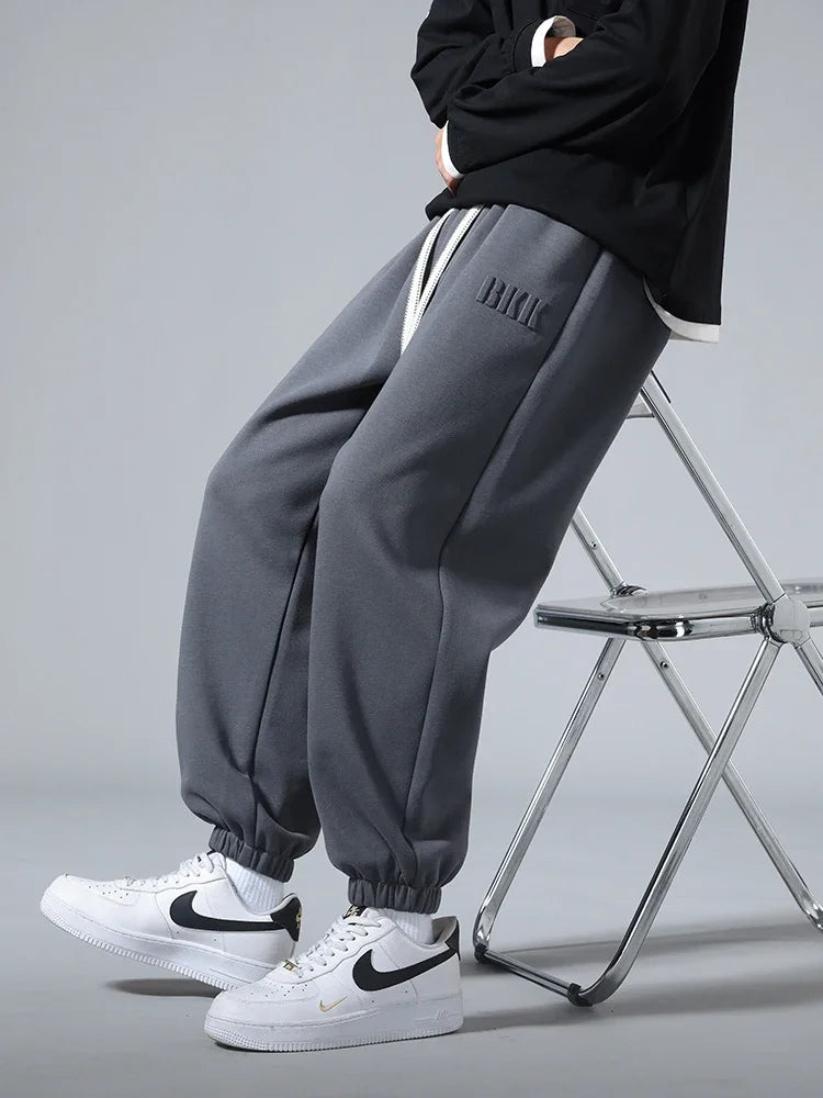 2025 Men's Jogger Cotton Sweatpants Big Size 8XL 7XL 6XL Sports Baggy Pants Sting Banding  Hip Hop Loose Harem Trousers