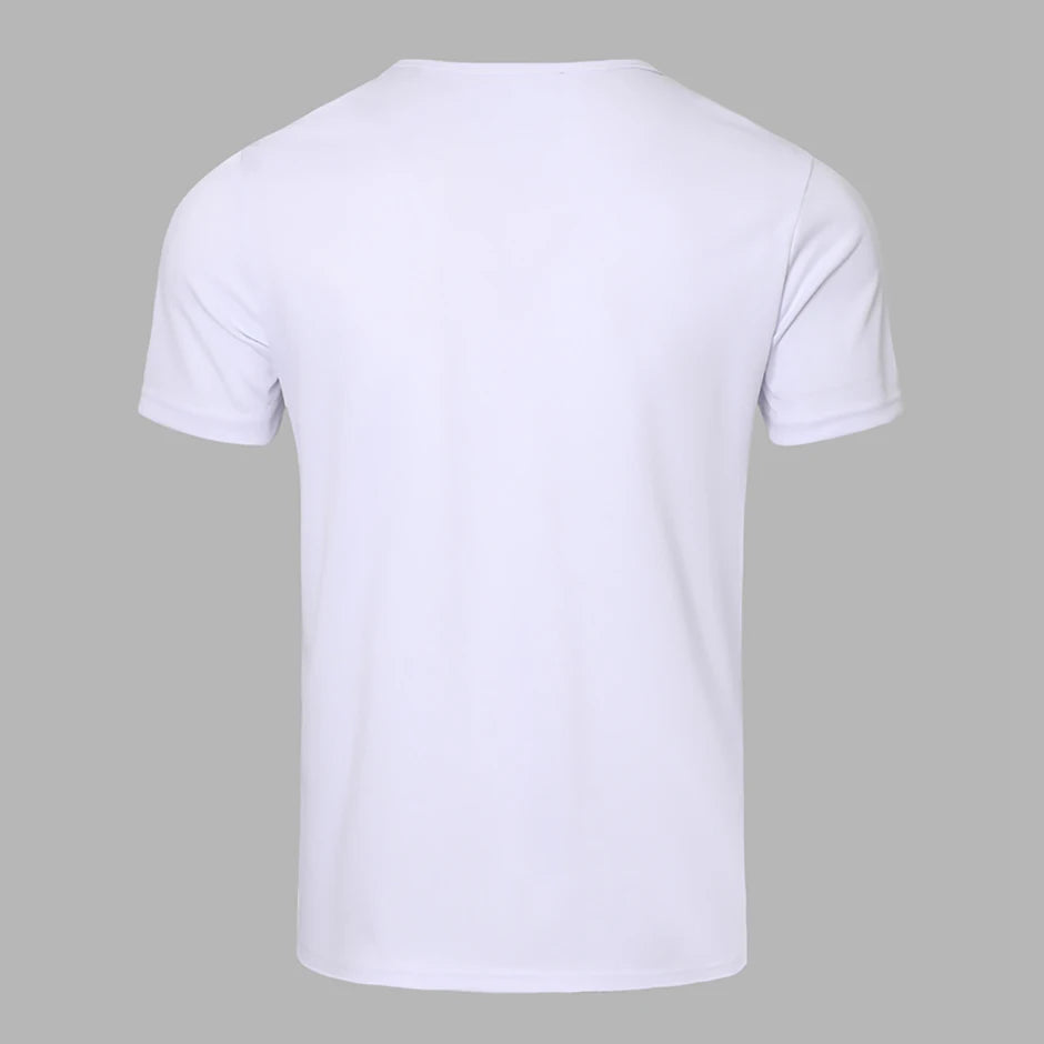 1/4 Uds Camiseta Holgada de Verano para Hombre, Estampada, de Secado Rápido, Manga Corta, Juvenil, Informal, Deportiva, Fitness, Transpirable, para Mediana Edad