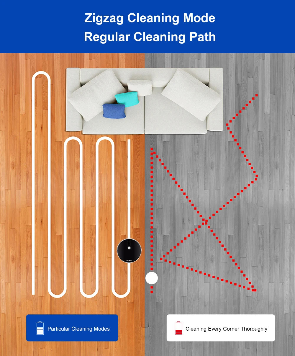 LIECTROUX C30B Robot Vacuum Cleaner AI Map Navigation,Smart Partition,WiFi App,6000Pa Suction,Dry and Wet Mopping,Disinfection