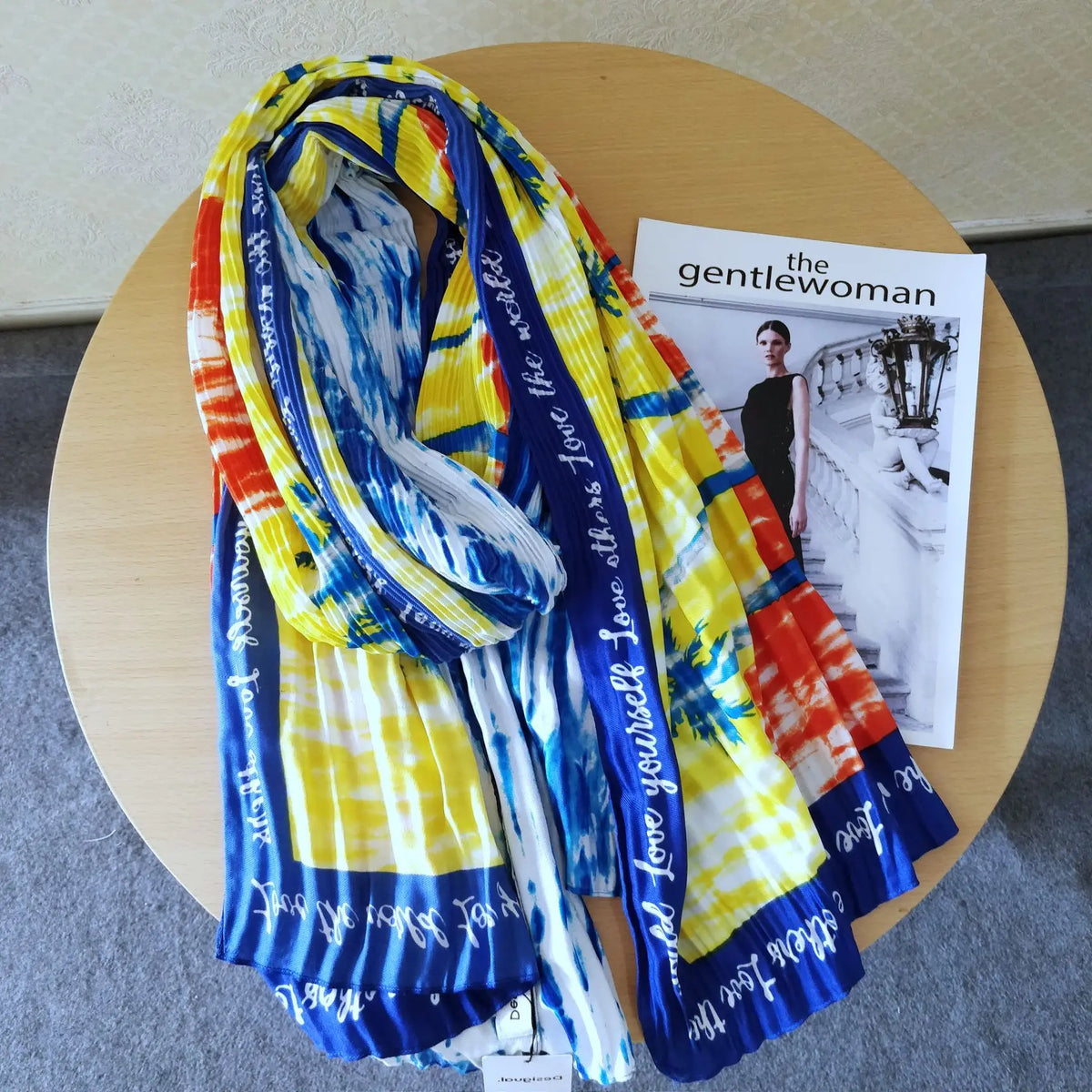 Foreign trade original single Spanish new trend colorful leisure gift shawl scarf scarf