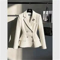2025 Spring Jackets Hot Selling Unique Sense Of Luxury Temperament Women High-end White Suit Jacket Ladies Blazer Autumn Coat