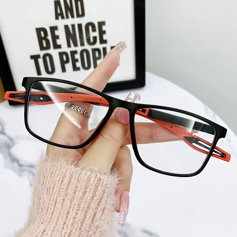 Blue Ray Blocking Anti-Blue Light Myopia Glasses Ultralight Sports Square Glasses TR Eye Protection Prescription Eyeglasses