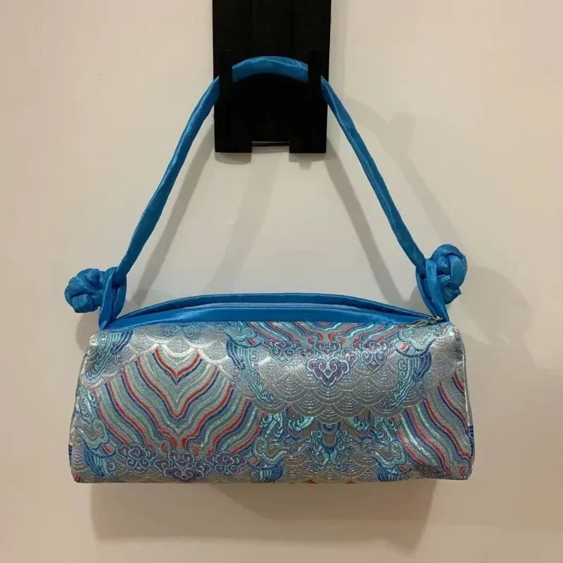 New Chinese Style Retro Bag Designer Chinese Style Silk Bag Japanese Hand Embroidery Totes Fashion Handbags and Purses