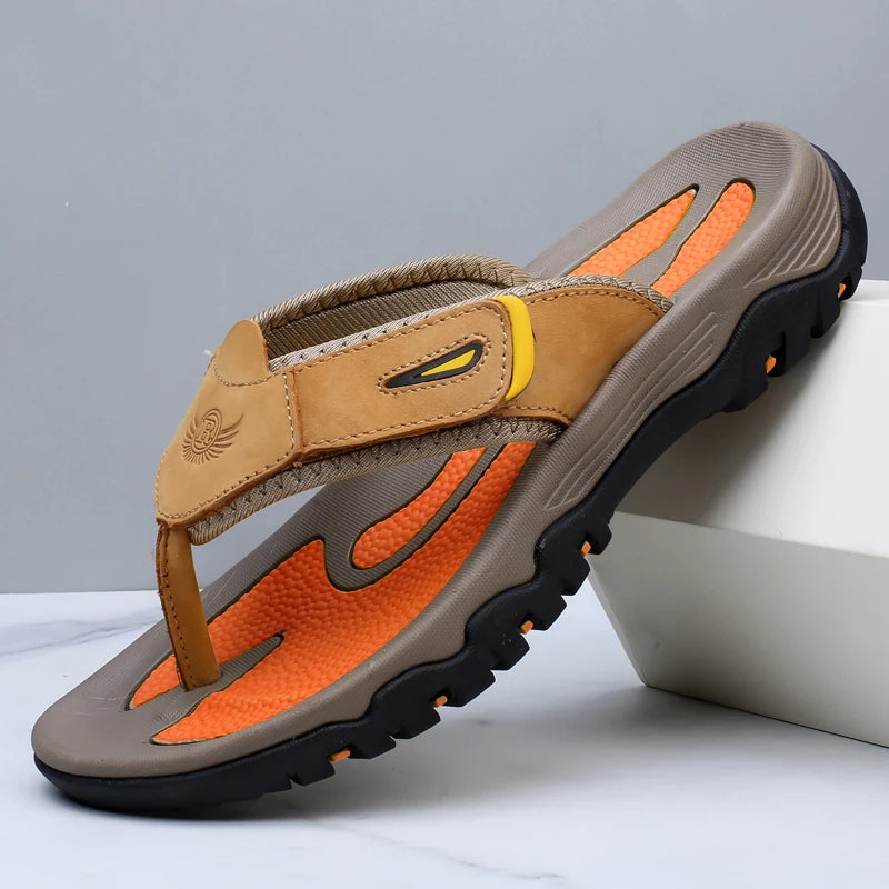 Beach Shoes for Man Fashion Outdoor Men Sandals Flip Flops Anti Slip Breathable Sneakers Men Sports Shoe 2025 New Arrival Summer
