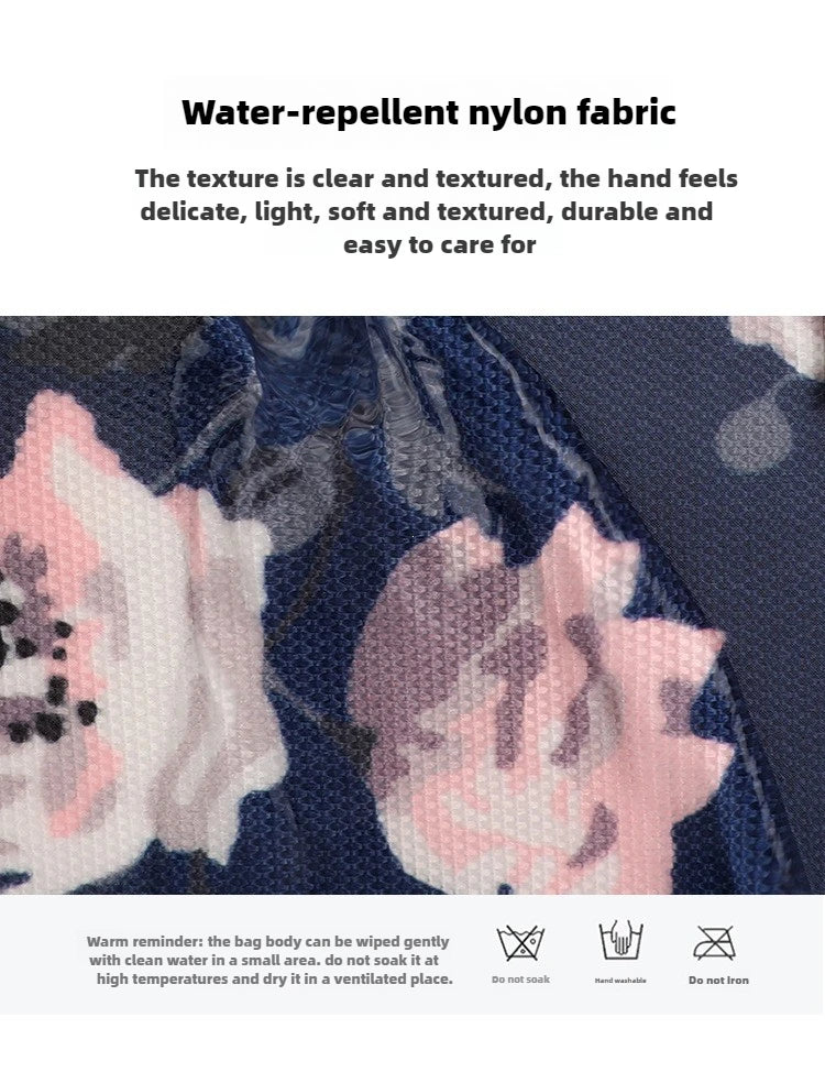 Brand Women Crossbody Bag Portable Female Shoulder Bags Printed Flower Nylon Messenger Bags Multi-pocket Ladies Handbags Bolsa