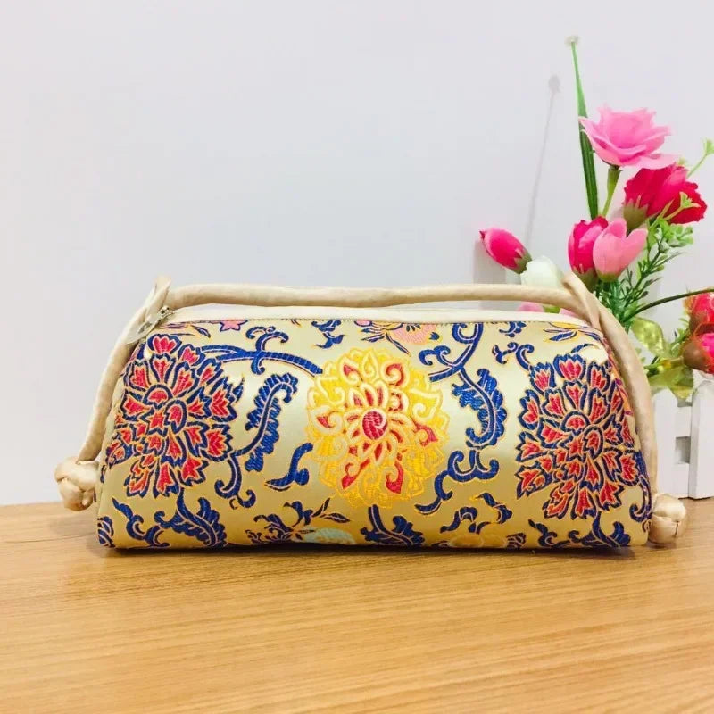 New Chinese Style Retro Bag Designer Chinese Style Silk Bag Japanese Hand Embroidery Totes Fashion Handbags and Purses
