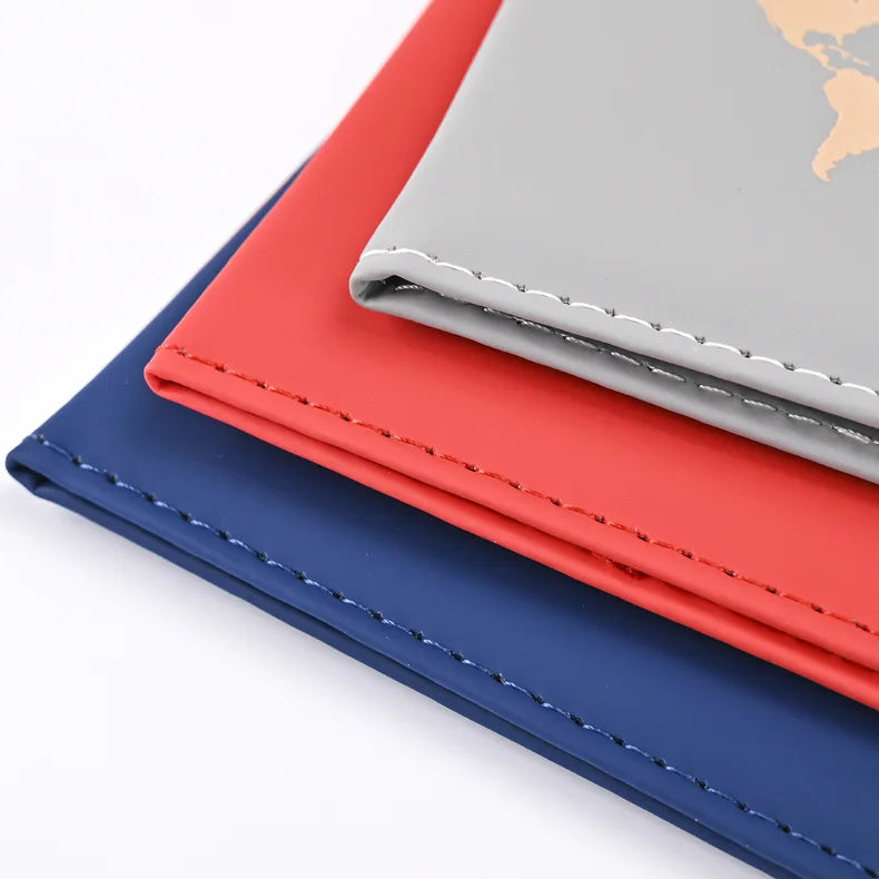 Fashion Passport Holder with Letter Print for Women Men Passport Protective Cover Travel Wallet Ticket Holder ID Card Clip Bags