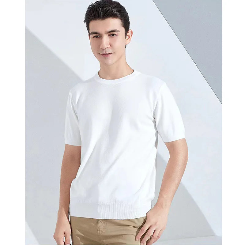 Superfine Merino Wool T shirt Men Base Shirt Wicking Breathable Quick Dry Anti-Odor No-itch Short Sleeve Tee Tops