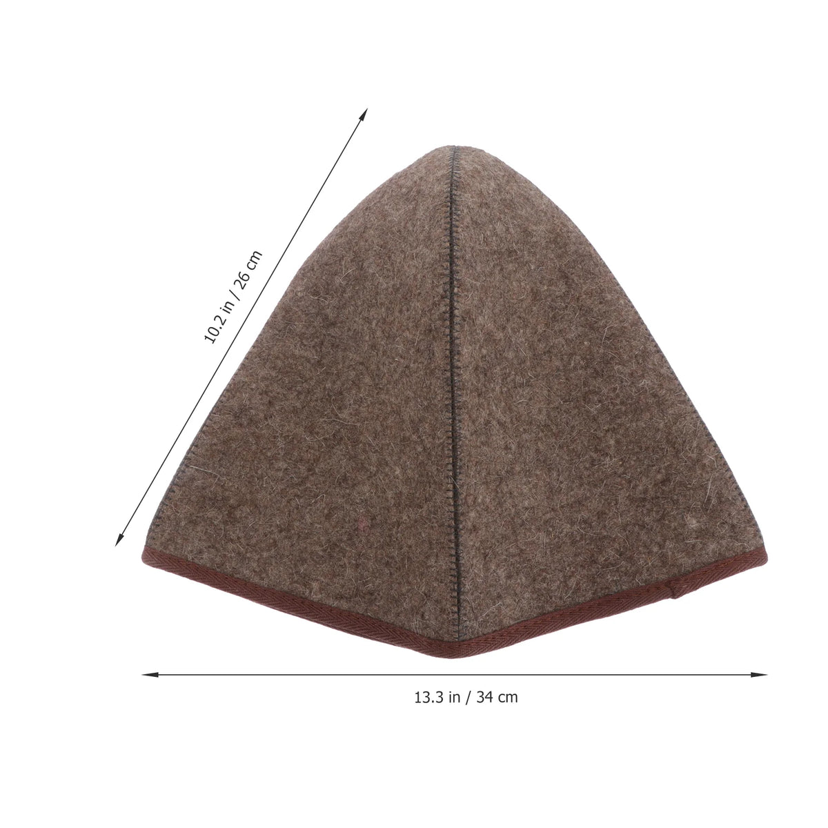 Thickened Sauna Hat Wool Felt Bathing Hat Hat Shower Cap  Wool Felt Hat Shower Caps Household  Bathing Hat Merchandises