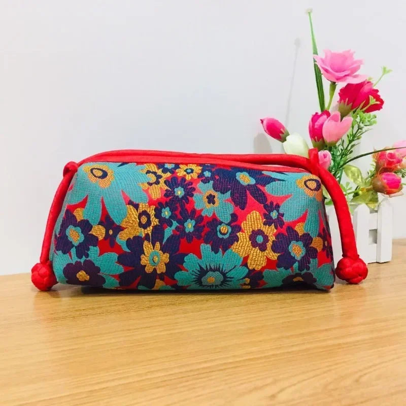 New Chinese Style Retro Bag Designer Chinese Style Silk Bag Japanese Hand Embroidery Totes Fashion Handbags and Purses