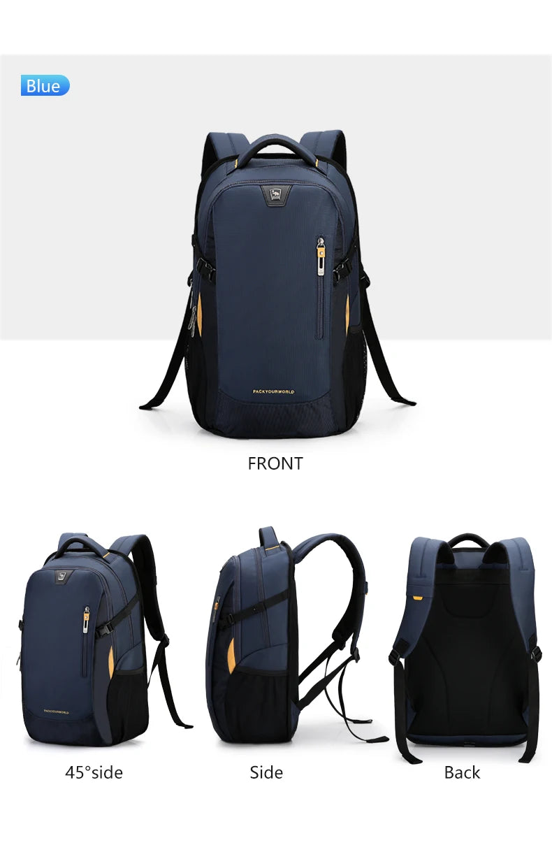 OIWAS Men's backpack For 15.6 Laptop Inch School Bags  Waterproof Nylon 29L Casual Shoulder Bagpack Travel Teenage Mochila