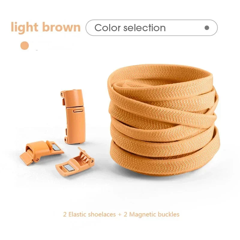 Magnetische Schnürsenkel ohne Binden, farbige, elastische Schnürsenkel für Kinder und Erwachsene, flache Schnürsenkel, Gummibänder