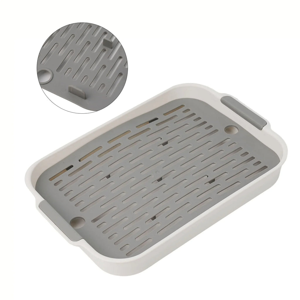 Tray Rabbit Litter Tray Smooth Corner Detachable Design Heightened Grid Design White Blue For Pet’s Training For Pet’s Training