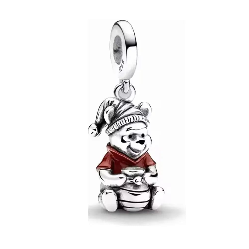 2026 Hot Selling 925 Silver,Cup Bead Mouse,Pig Pendant,European Original Bracelet DIY Accessories Exquisite Charm Jewelry Gifts