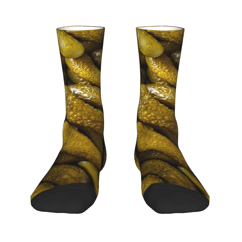 Cucumber Stockings Men  Socks Medium Soft Casual Socks Winter Running Sports Anti Skid Design Socks Gift Idea