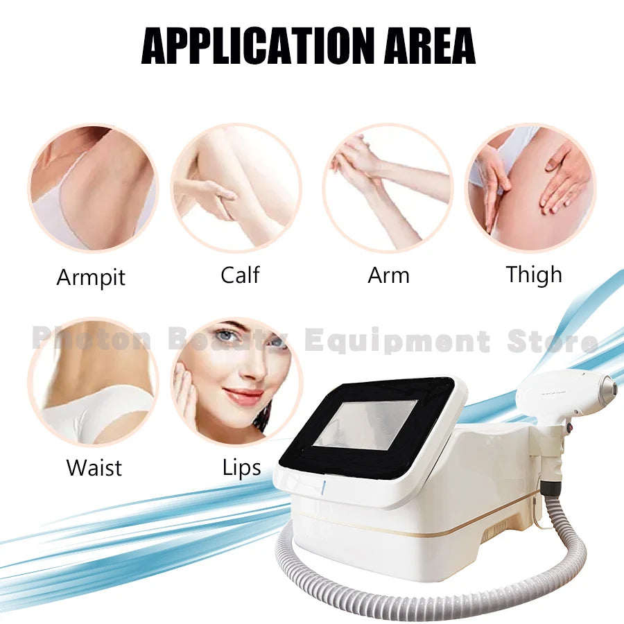 4000w Mini Ice Platinum Epilator 808nm Diode  Hair Removal  Machine Skin Rejuvenation Affordable Options for Beauty Studios