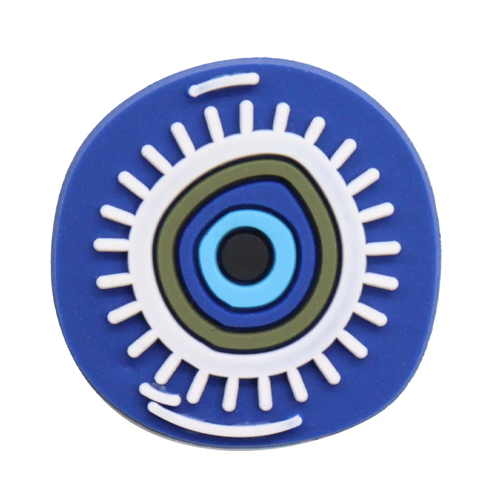 Eyeball Shoe Charms for Crocs Accessories Men Women Colorful Evil Hand Fashion Garden Sandals Buckle Decorations Pins Kids Shoes