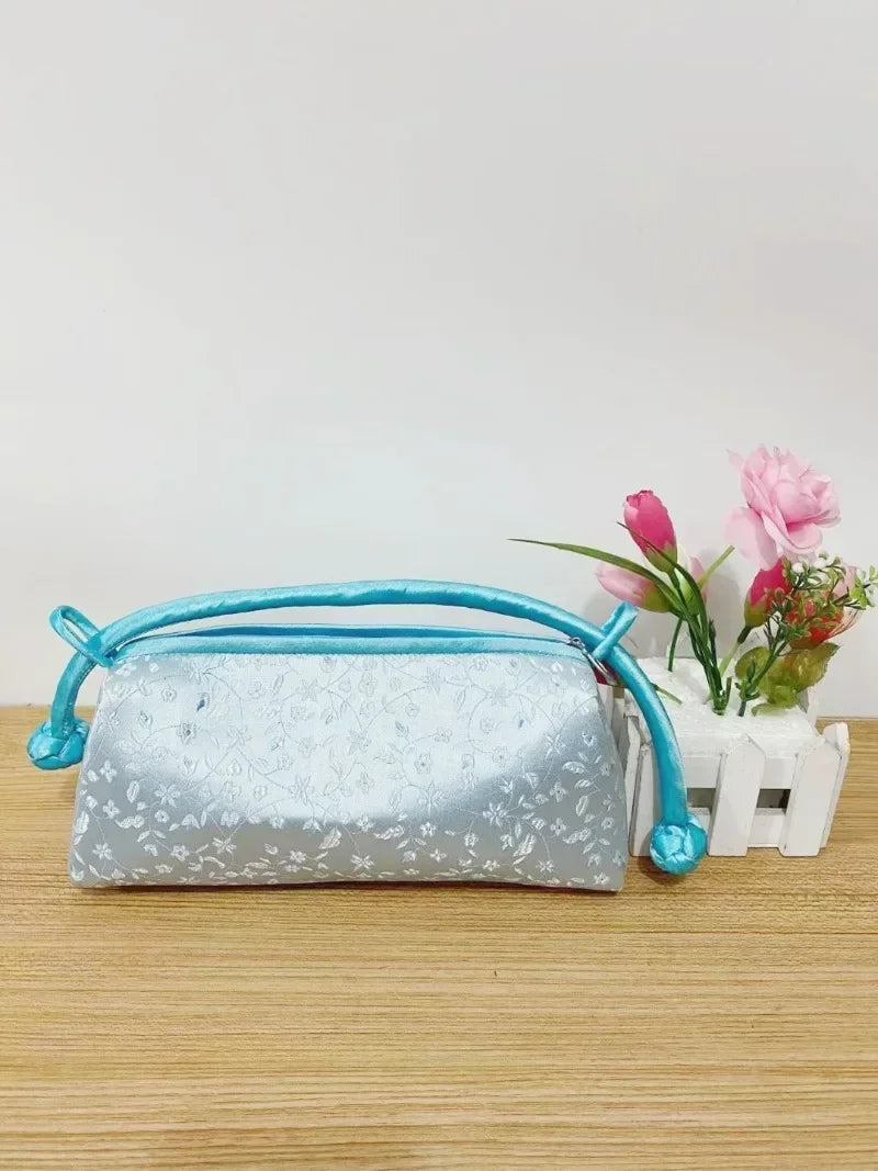 New Chinese Style Retro Bag Designer Chinese Style Silk Bag Japanese Hand Embroidery Totes Fashion Handbags and Purses