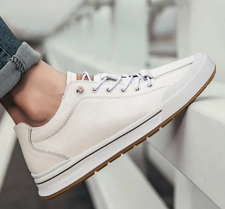 Elevator Shoes for Men Height Increasing Sneakers 6cm Inches Taller Leather Casual Shoes with Height Increase Shoes