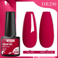 Mtssii 7ML Pink Glitter Quick Extension Gel Nagellack Rosa Goldfolien-Effekt Vernis Semi Permanent UV Gel Nagellack Hard Gel