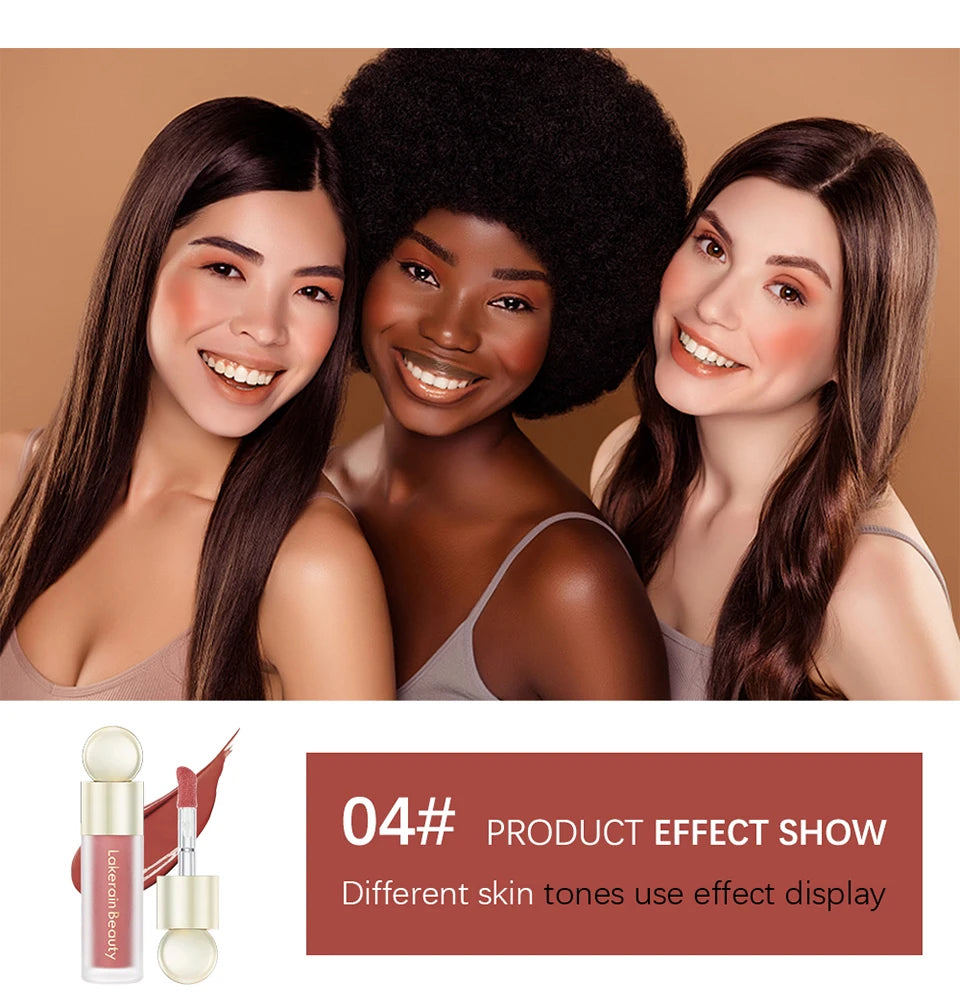 7.5ml Matte Liquid Blush Velvet Blusher Orange Peach Face Pigment Lasting Beauty Natural Cheek Tint Cream Waterproof  Blush
