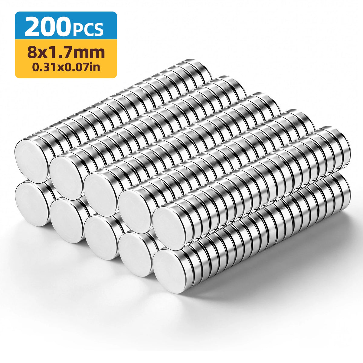 8x2mm imanes Round Strong Refrigerator Magnets for DIY Office Whiteboard Workshop Suitable Tools Home Workplace