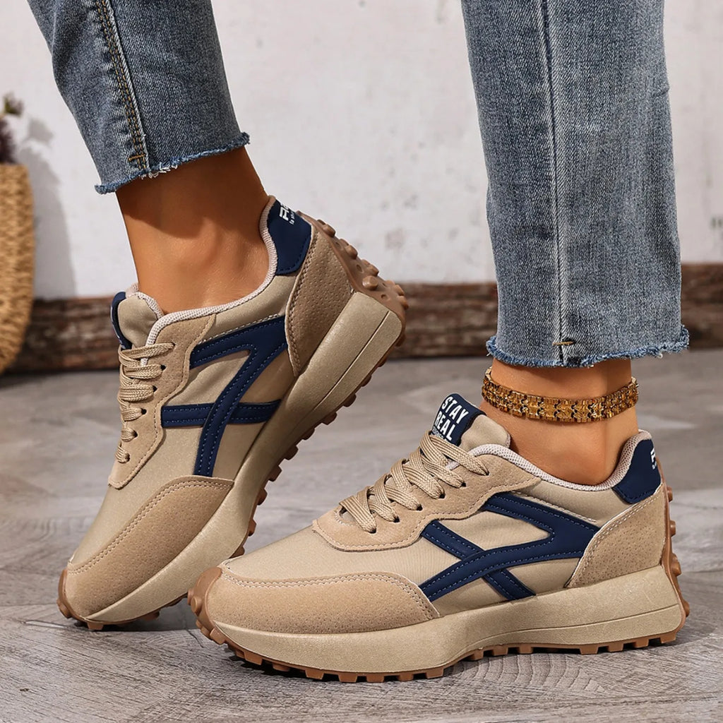 2025 New Women Sneakers Leisure Running Leather Shoes Fashion Designer Sneakers Women Luxury Platform Sports Shoes for Women