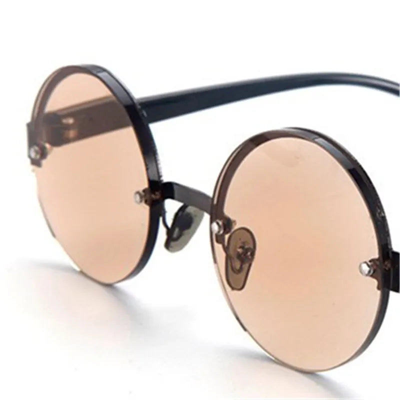 Retro Reading Glasses Men HD Anti-fatigue Round Brown Natural Crystal Glass Stone Reading Glasses Female Trendy EyeGlasses