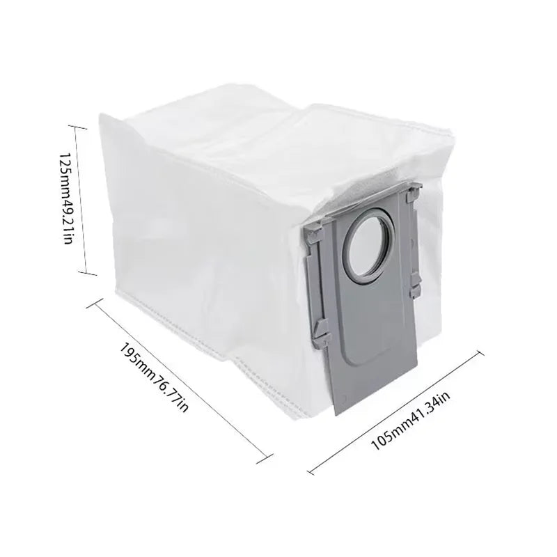 For Roborock Qrevo 5AE / S8 MaxV Ultra / Q Revo / Q Revo MaxV / Q Revo S / Curv / Saros 10 Robot Vacuum Dust Bags Accessories