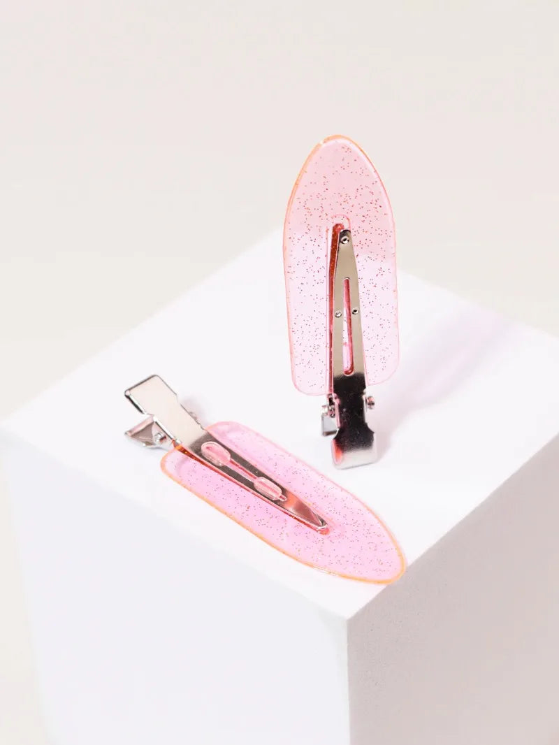 10pcs seamless fashion girl transparent hair clips, makeup facial accessory clips styling hair clips Special for real hair wigs