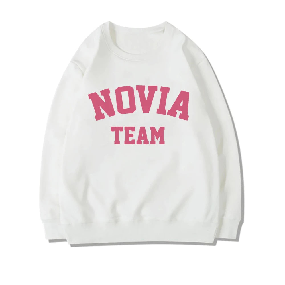Equipo De La Novia Spanish Print Sweatshirt Bachelorette Party Hoodie Outfit Team BrideTop Wedding Bride Shower Party Pullover
