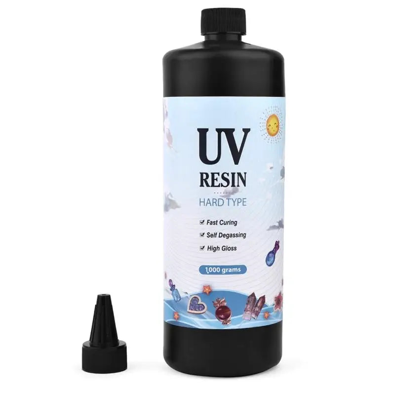 500/1000g UV Resin Glue Ultraviolet Curing Transparent Epoxy Resin UV Glue DIY Resin Jewelry Making Supplies UV Glue Adhesive