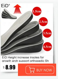 EiD 3/4 Leder orthopädische Schuheinlagen für Plattfüße Fußgewölbestütze orthopädische Schuheinlegesohle Einlegesohlen für Herren und Damen Fußpflege