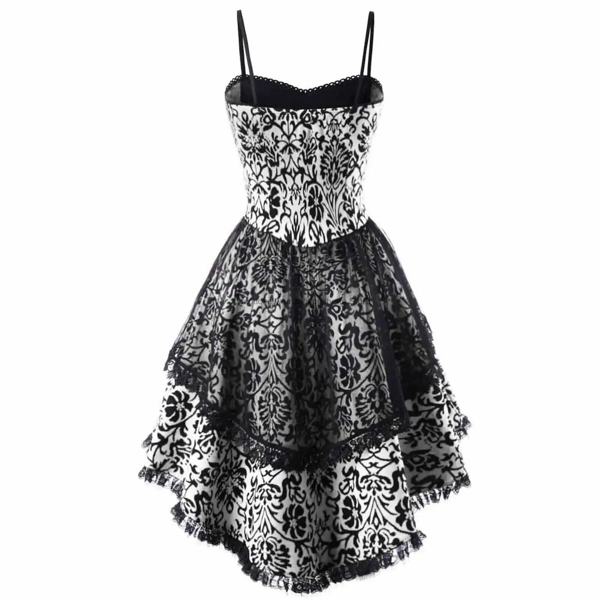 Halloween Cosplay Costume Lace Gothic Vintage Dress Women Irregular Sleeve Dresses Robe Medieval Ghost Vampire Clothing