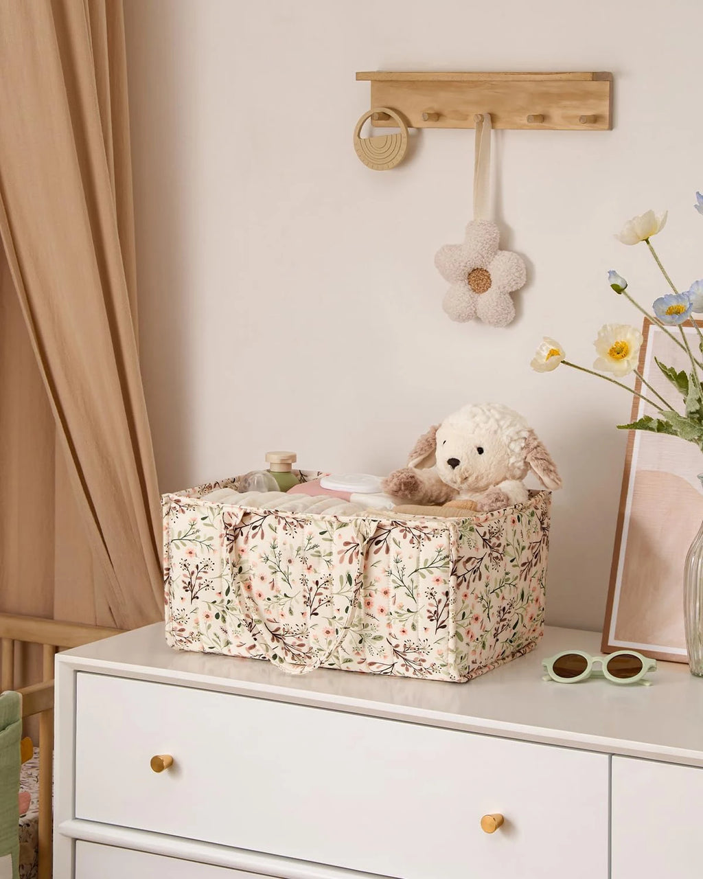 PANGDUBE Baby Diaper Bag Storage Bag for Baby Newborn Items Diaper Stackers & Caddies Diaper Organizer Nappy Bag for Baby Things