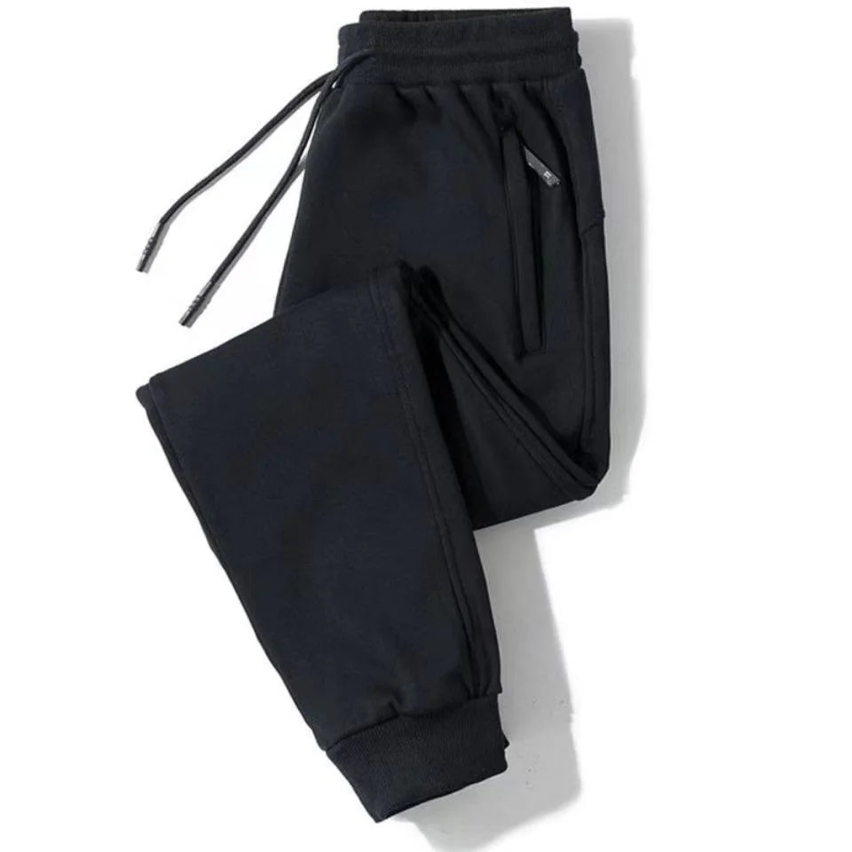 Men's Summer Thin Men Invisible Zipper Open Crotch Pants Sports Casual Black Plus Size Loose Trousers