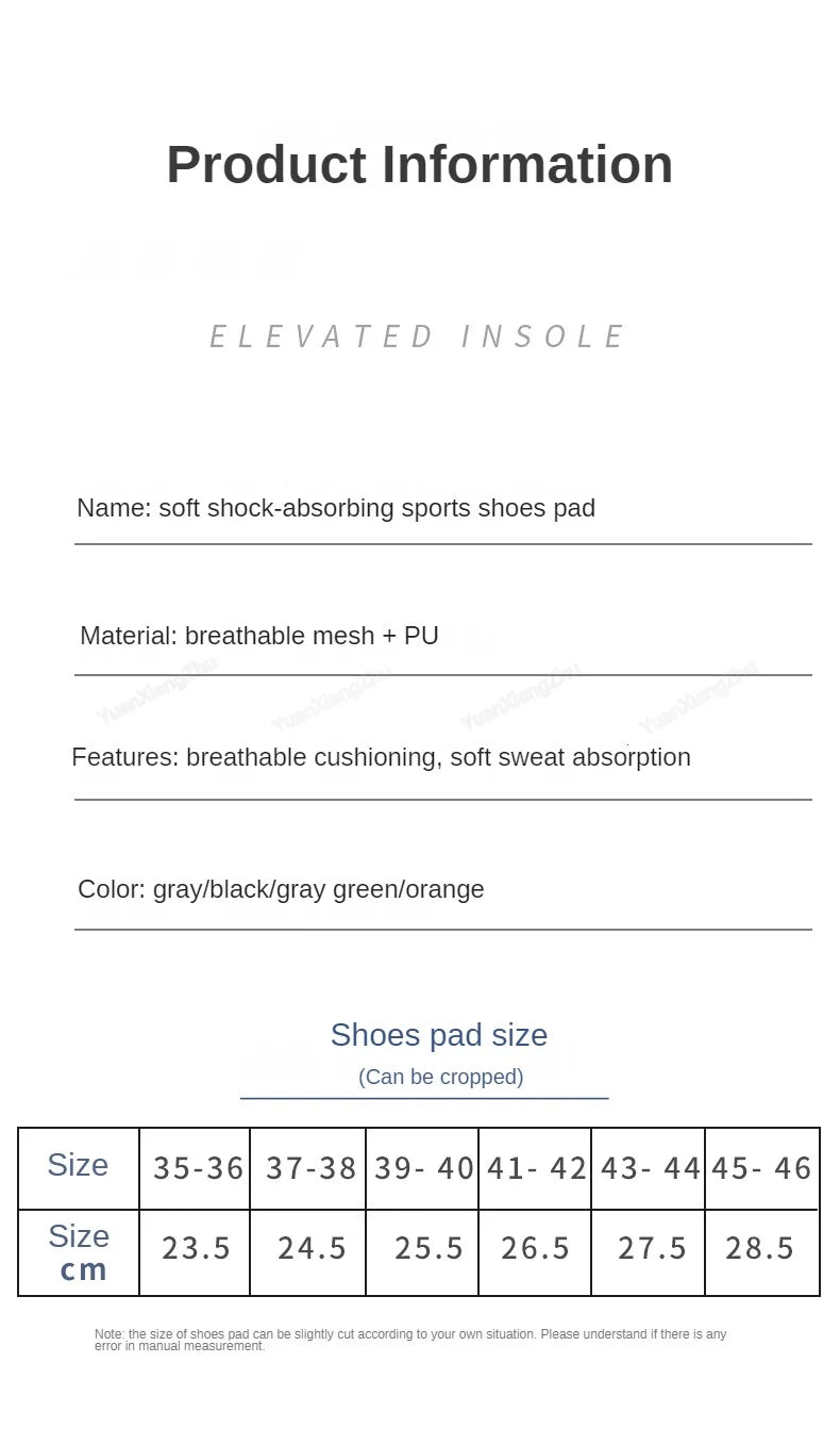 Neue 4D-Massageeinlagen, superweiche Sportschuh-Einlegesohle für Füße, Laufschuhsohle, Fußgewölbestütze, orthopädische Einlagen, Unisex