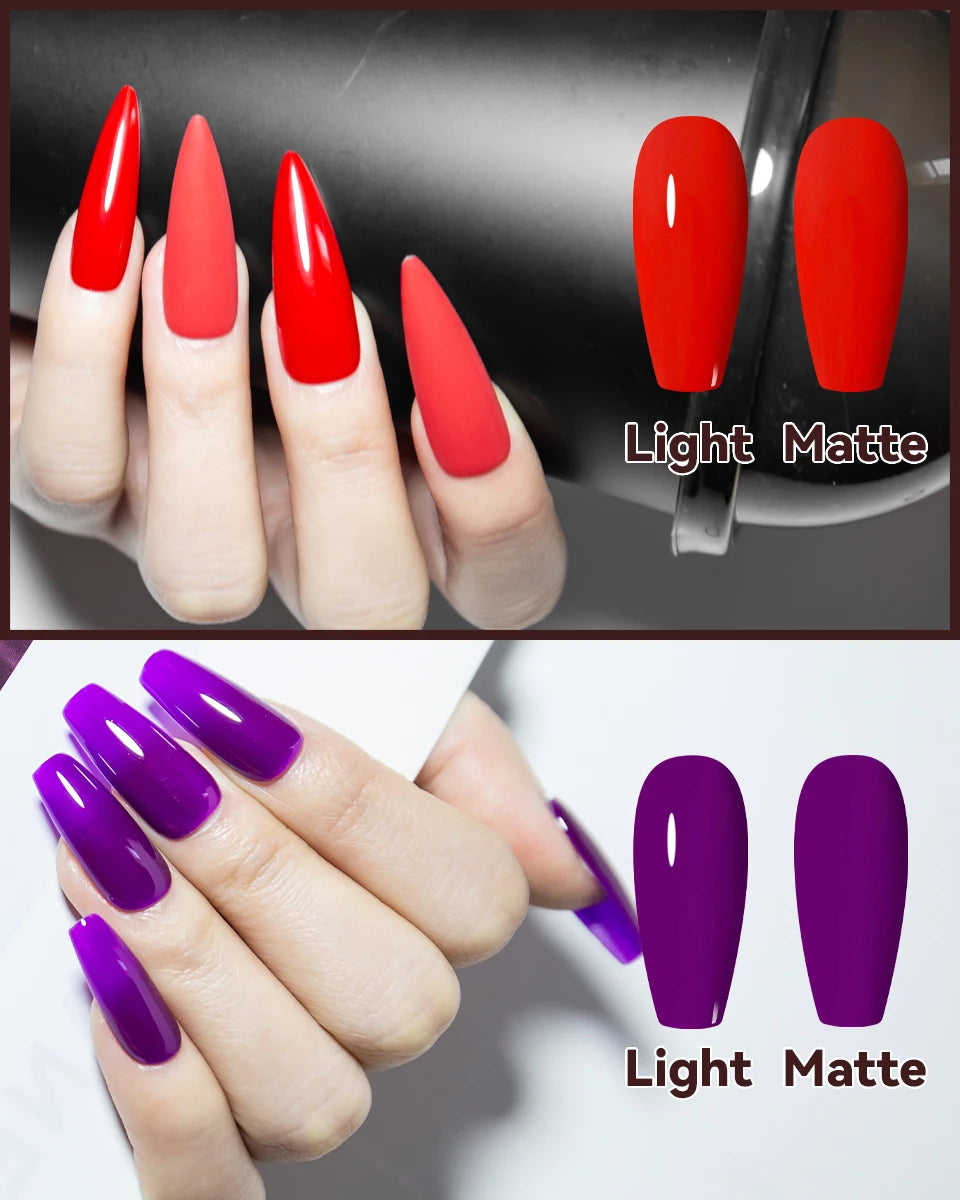 Rainbow Ghini 15ml Neon UV LED Gel Nail Polish Glitter Semi Permanent Hybrid Varnish Paints Nails Supplies for Professionals
