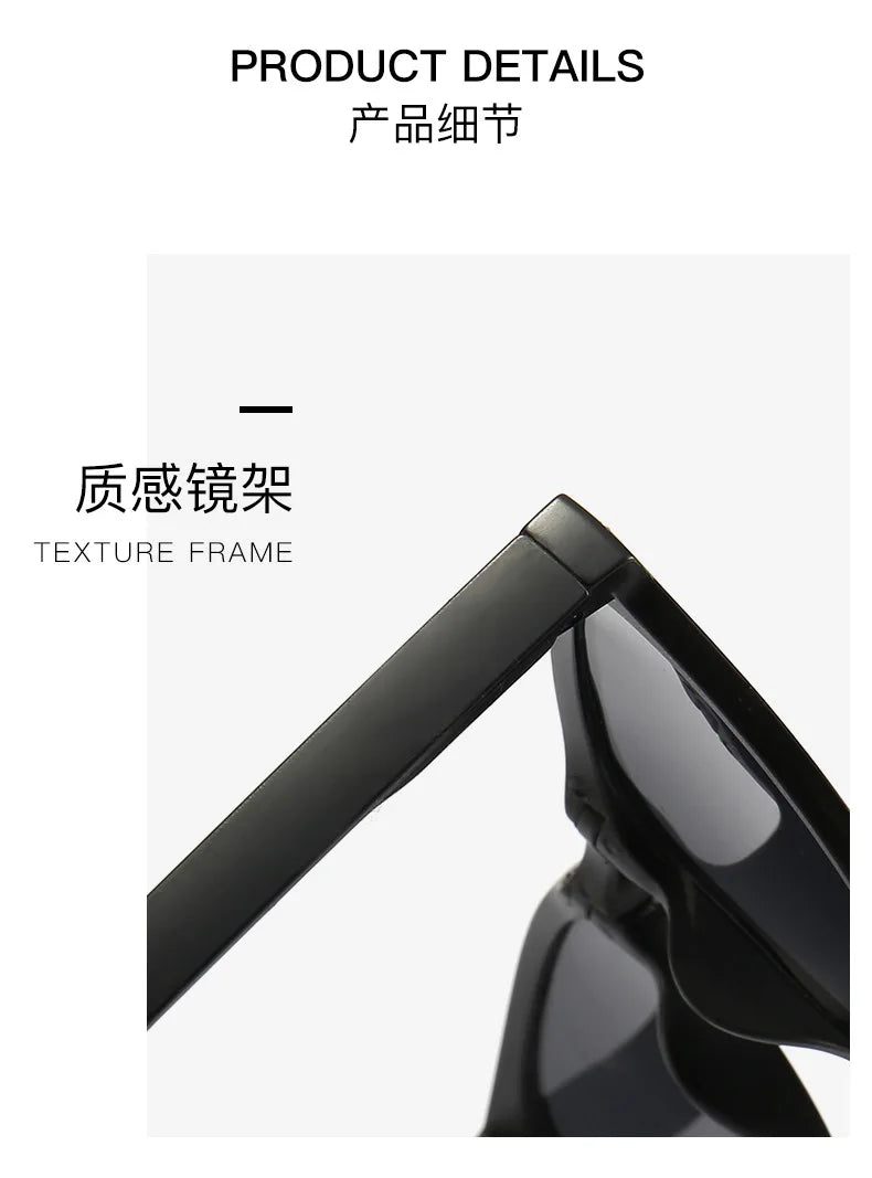 Folding sunglasses for women with high-end feel 2023 new UV protection and sun protection, large face slimming with degree