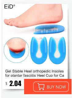 EiD 3/4 Leder orthopädische Schuheinlagen für Plattfüße Fußgewölbestütze orthopädische Schuheinlegesohle Einlegesohlen für Herren und Damen Fußpflege