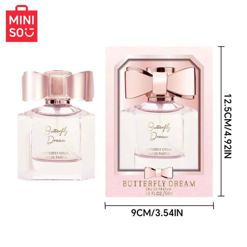 MINISO BUTTERFLY DREAM Women Perfume Original Luxury Floral Eau De Parfum Designer Fragrance For Woman Body Spray 50ML