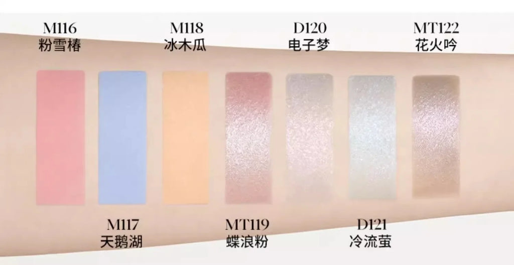 Joocyee Monochrome Eyeshadow Matte Chameleon Powder Smoked Sparkling Pearlescent Shining Earth Tone Color Eye Shadow Palette
